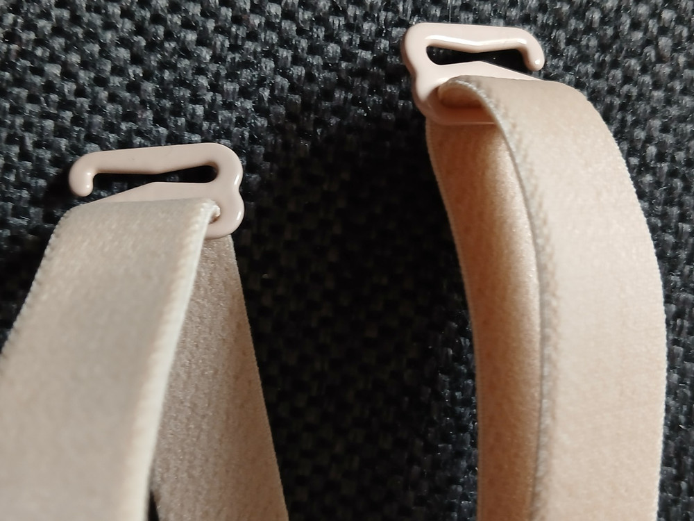 Natural coloured bra straps never worn