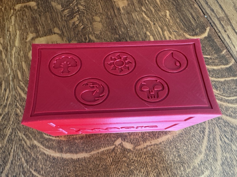 3D Printed Magic Deck Box - Holds Up to 3 Sleeved Commander Decks