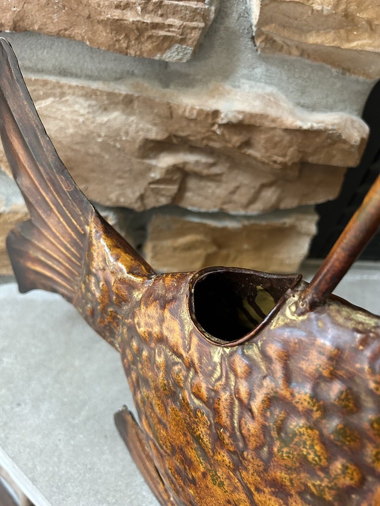 Whimsical Fish Watering Can Art