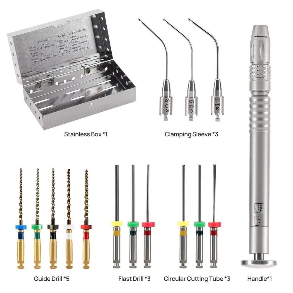 Dental Root Canal File Extractor Endodontic Broken Files Removal System Drills