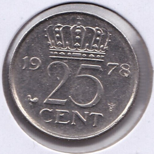 1978 Netherlands 25 Cent