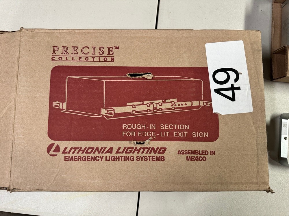 Lithonia ELA LCRIS Rough-in Section for Precise LED Edge Lit Exit Light 274404