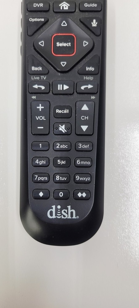 DISH Network 54.0 Digital/Analog Remote Control Black