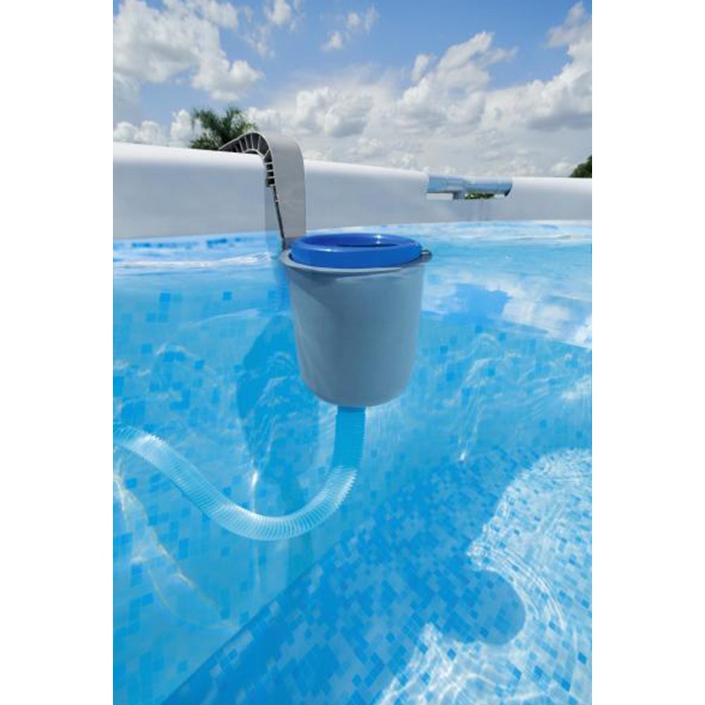 Bestway Flowclear Wall Mounted Automatic Swimming Pool Surface Skimmer, 2 Pack
