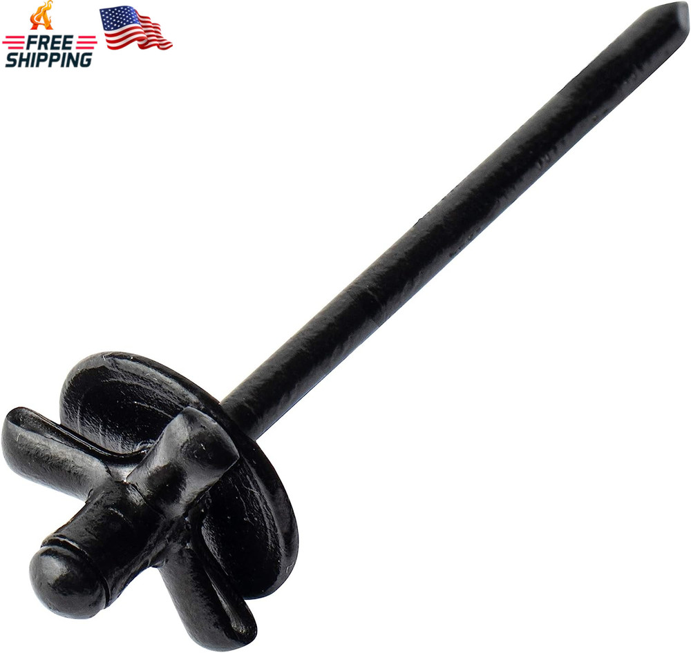 ISPINNER 50Pcs 3/16" X 4/5" Large Head Tri-Fold Exploding Aluminum Pop Rivets (B