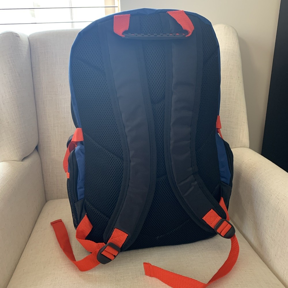 Mountain Edge 19” Padded backpack NWT Blue/Black/Orange
