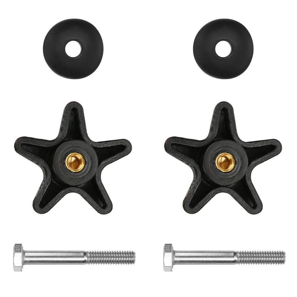 2 Sets Rollator Walker Replacement Knobs, Comfortable Replacement Arm Adjustm...
