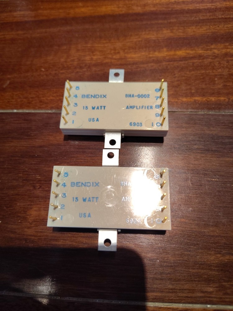 Qty 2 Bendix BHA-0002 Amplifier 15-Watt