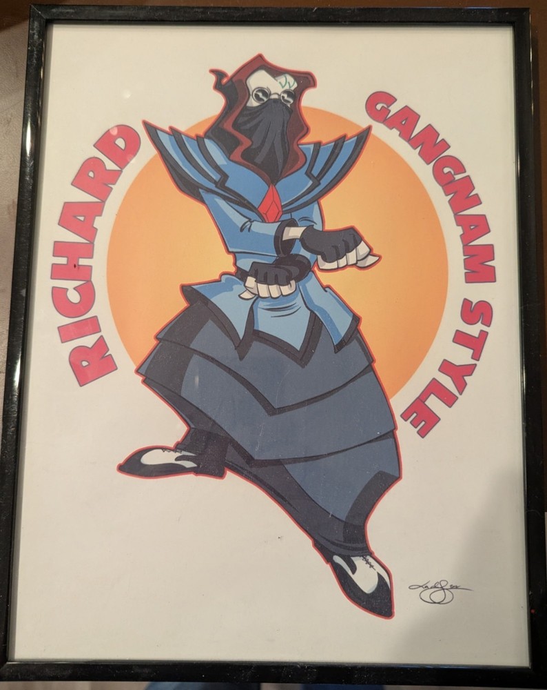 Richard From Looking For Group Doing Gagnam Style Picture Print