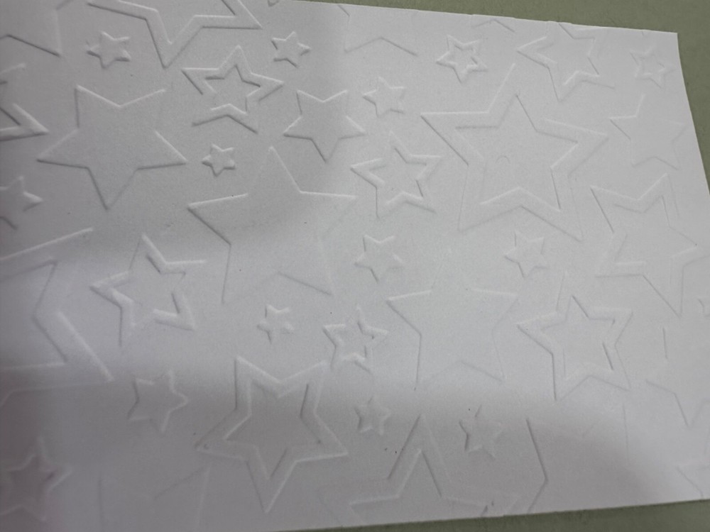 darice “stars” embossing folder - used