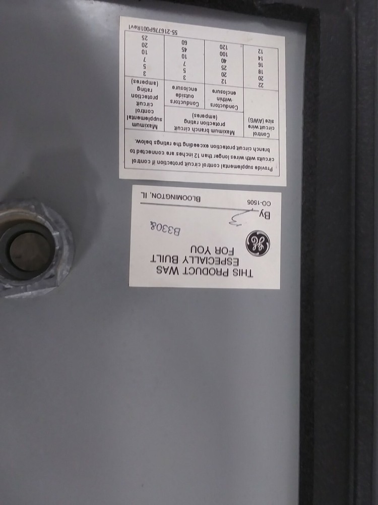GE 300 Line Control Type 12 Enclosure