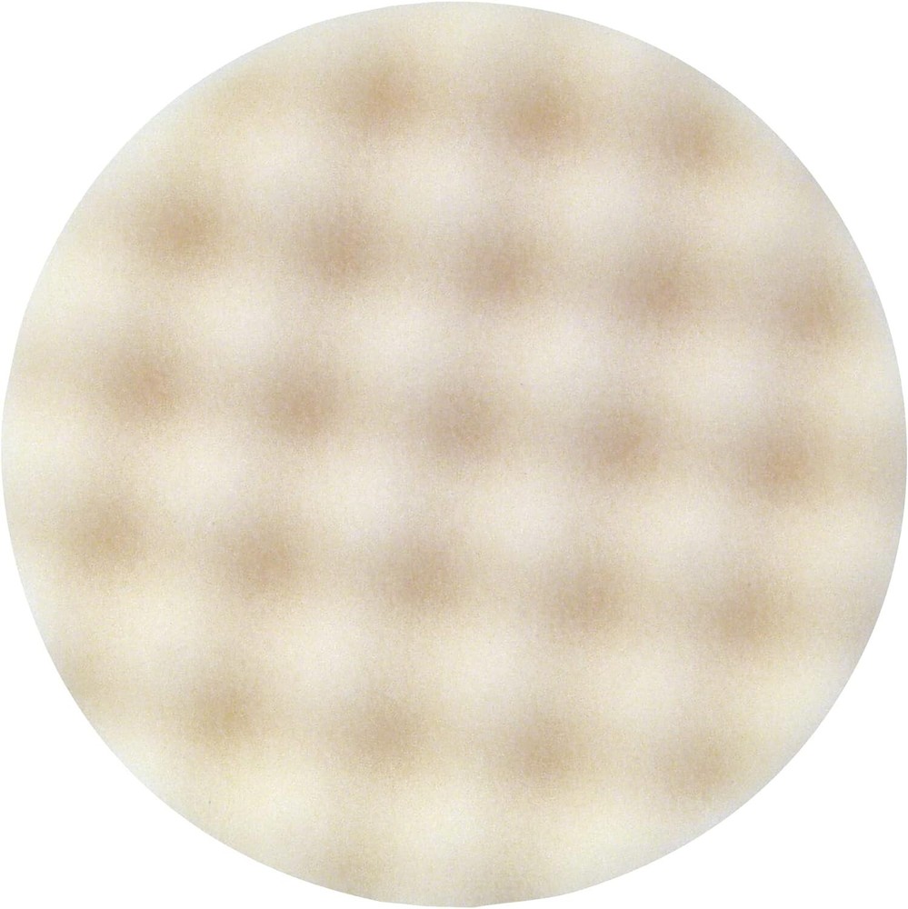 3M (05723) Foam Compounding Pad, Single Sided, Flat Back, Hook & Loop, 8 in