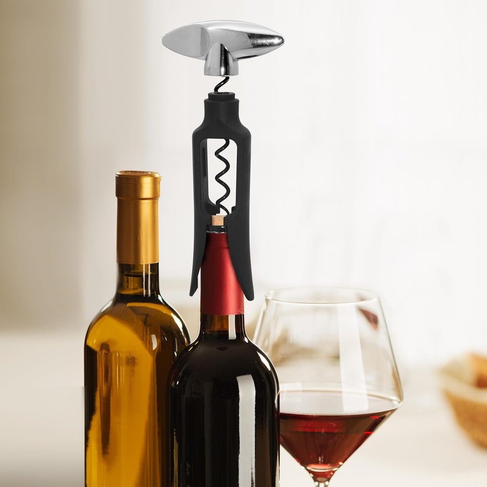 Wine Bottle Opener, Self Pulling Corkscrew - Self-Centering Non-Stick Wine Opene