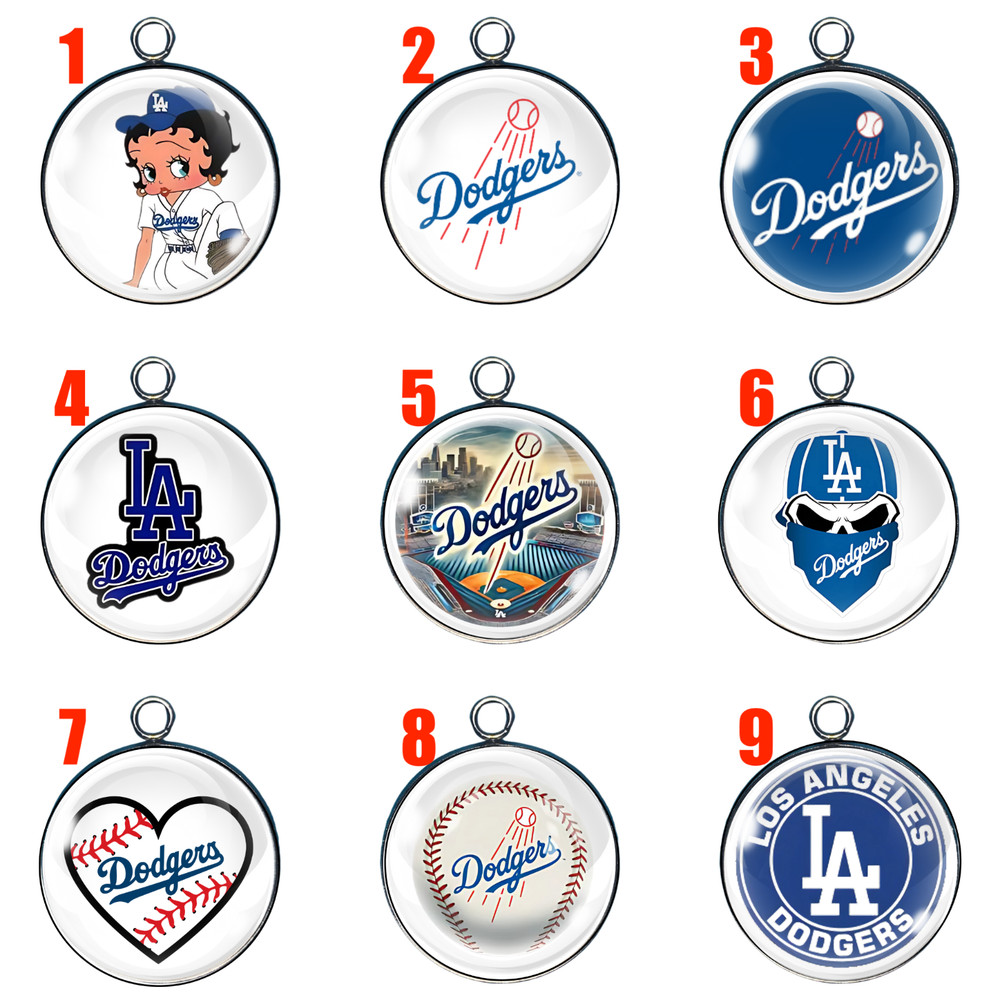 LA Dodgers Charms