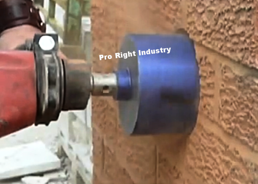 pool rail installing core bit 3.5'' - 3 1/2'' 10'' depth