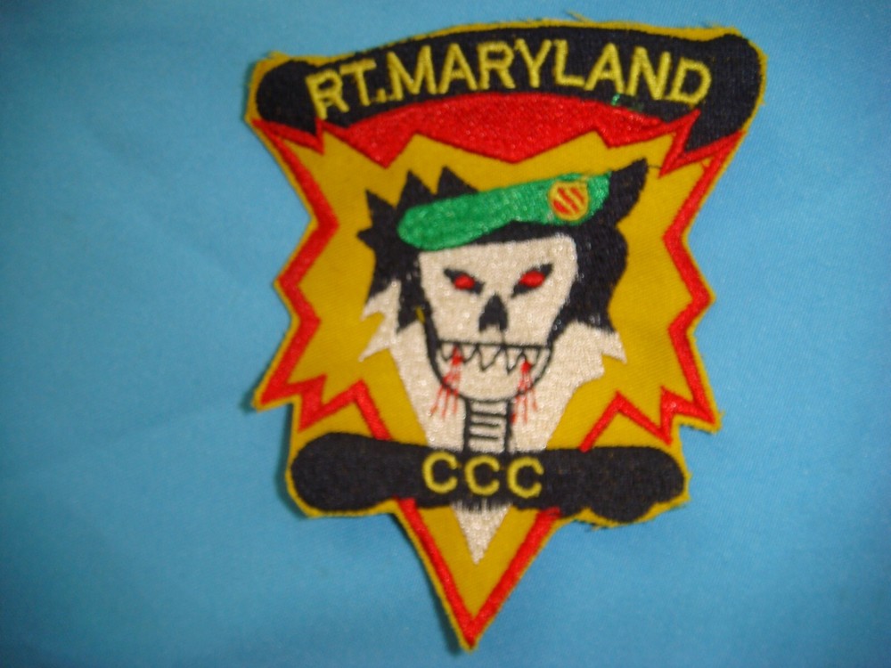 VIETNAM WAR PATCH, US 5th SF GROUP RT MARYLAND CCC