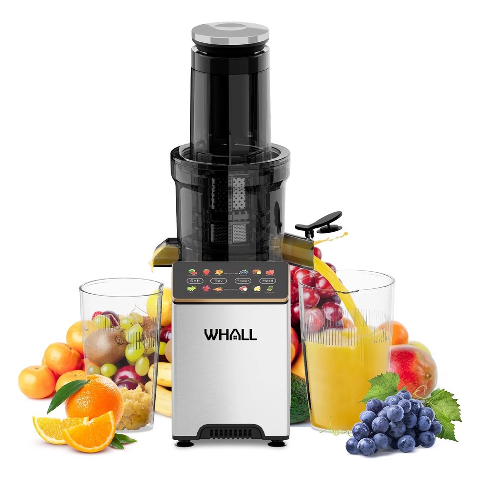 WHALL juicer Cold Press Vertical Juicer Machine With Touchscreen