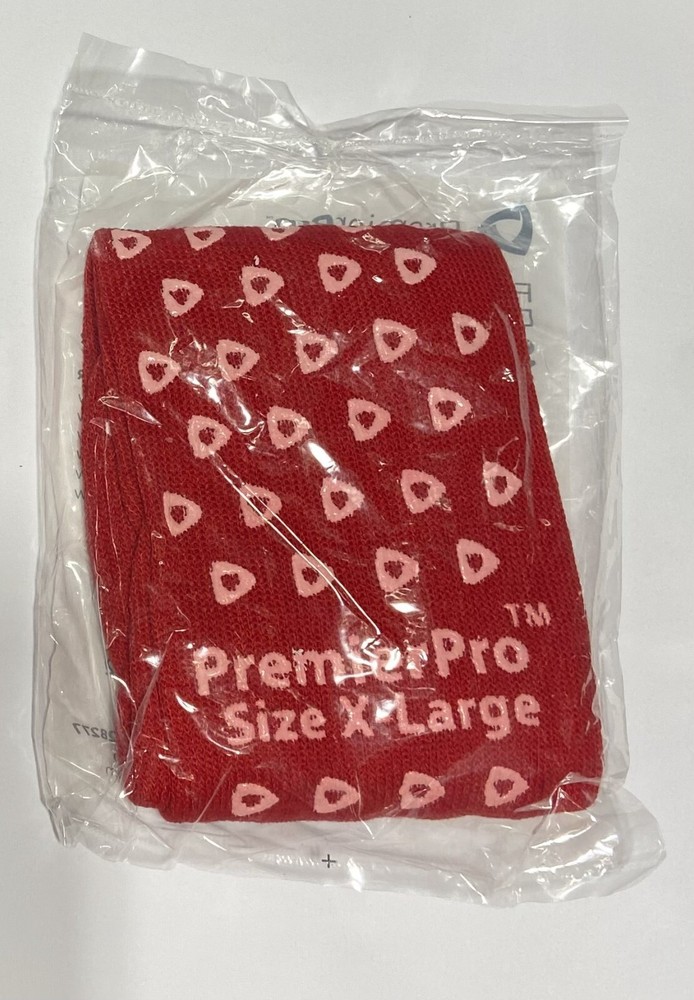 (9 PACK) Premier Pro 2934 Slippers Sock X-Large Red Double Tread
