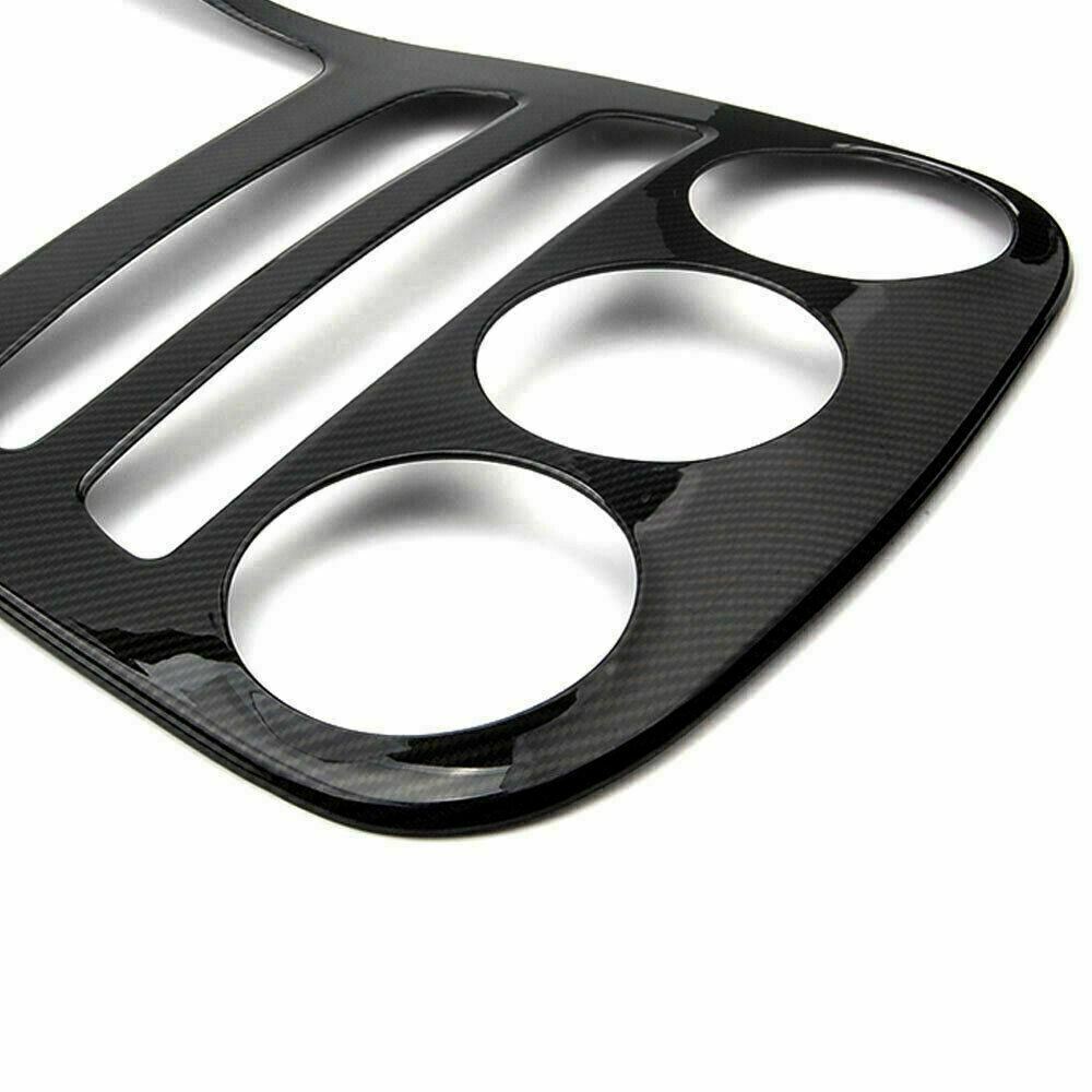 Carbon Pattern Console Gear Shift Panel Trim For Mercedes C GLC Class C300 W205
