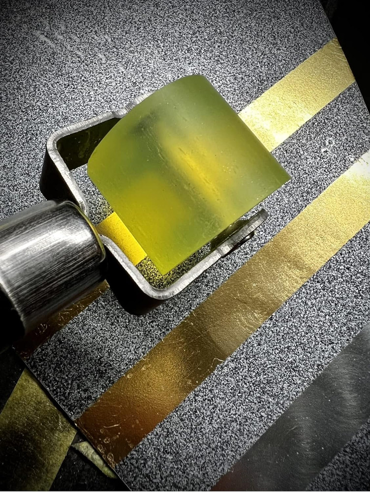 Spin-Able Automotive Grade Metal Varigated Leafing Sheets + Sizing Glue + Roller