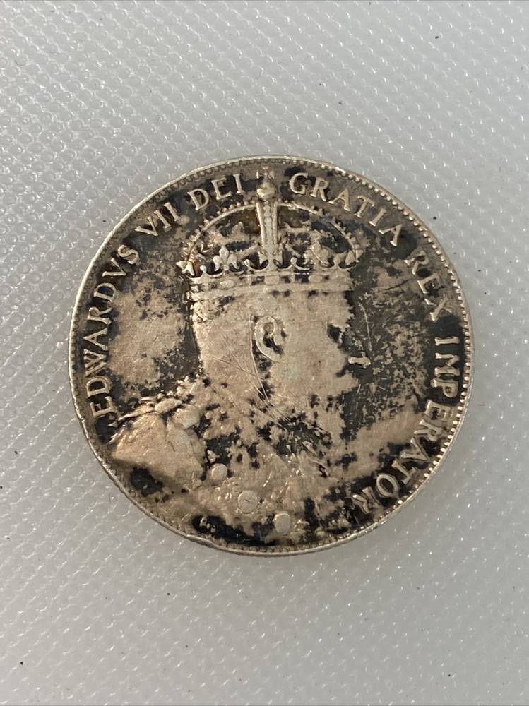 1908 canada 50 cents half dollar J1