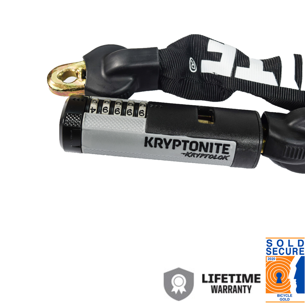 Kryptonite 003274 KryptoLok 912 Combo Chain Lock - 120cm