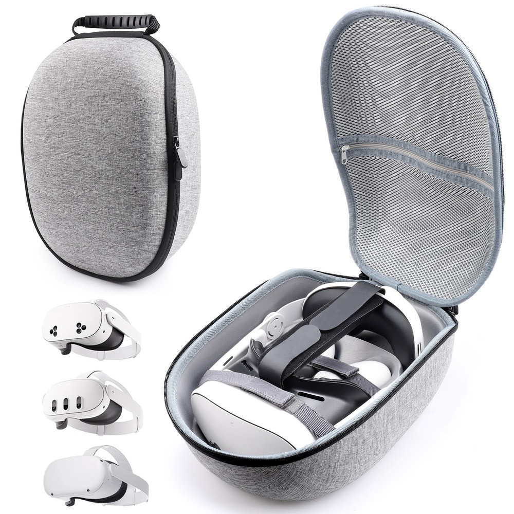 Carrying Case for Meta Quest 3S/3/2 with Adjustable Strap