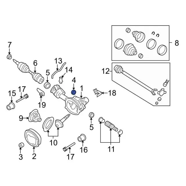Genuine Ford Seal 5L8Z-4B416-AA