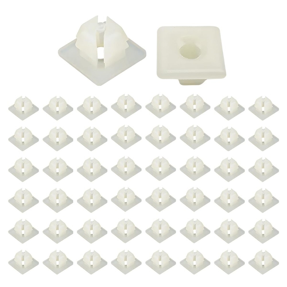 License Plate Nylon Screw Inserts, Front and Back License Plate Nut Bracket C...