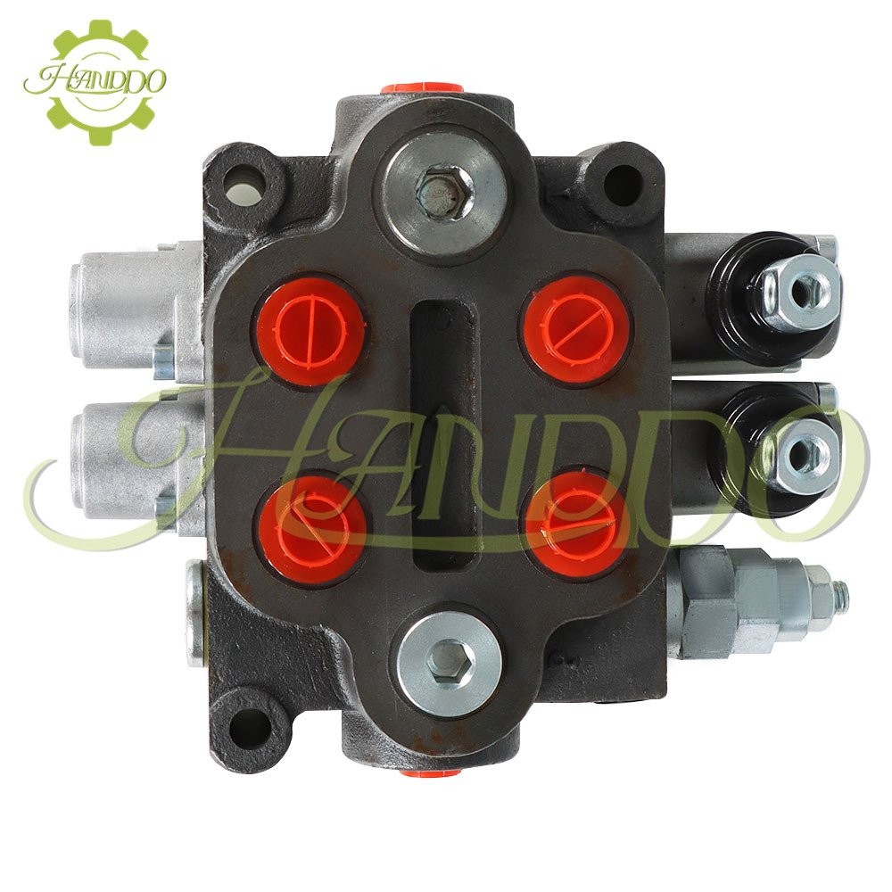 25GPM Hydraulic Directional Control Valve Tractor BSPP 2 Spool + Conversion Plug