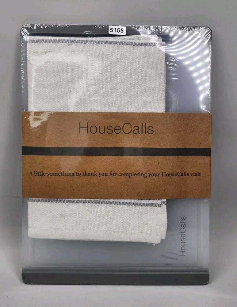 House Calls Kitchen Dish Towel & Cutting Board Set