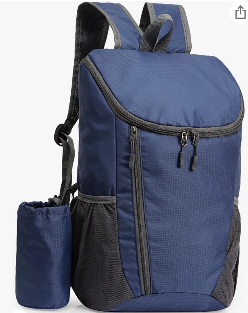 Hiking Backpack (Blue) - Lightweight- Splash Resistant