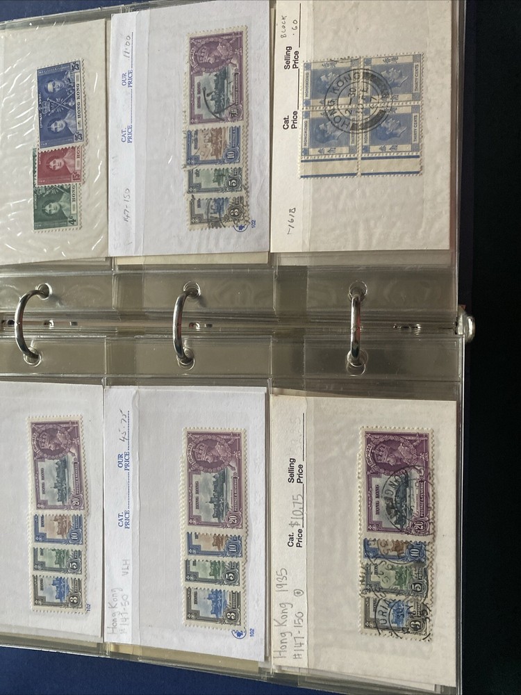 hong kong stamp collection