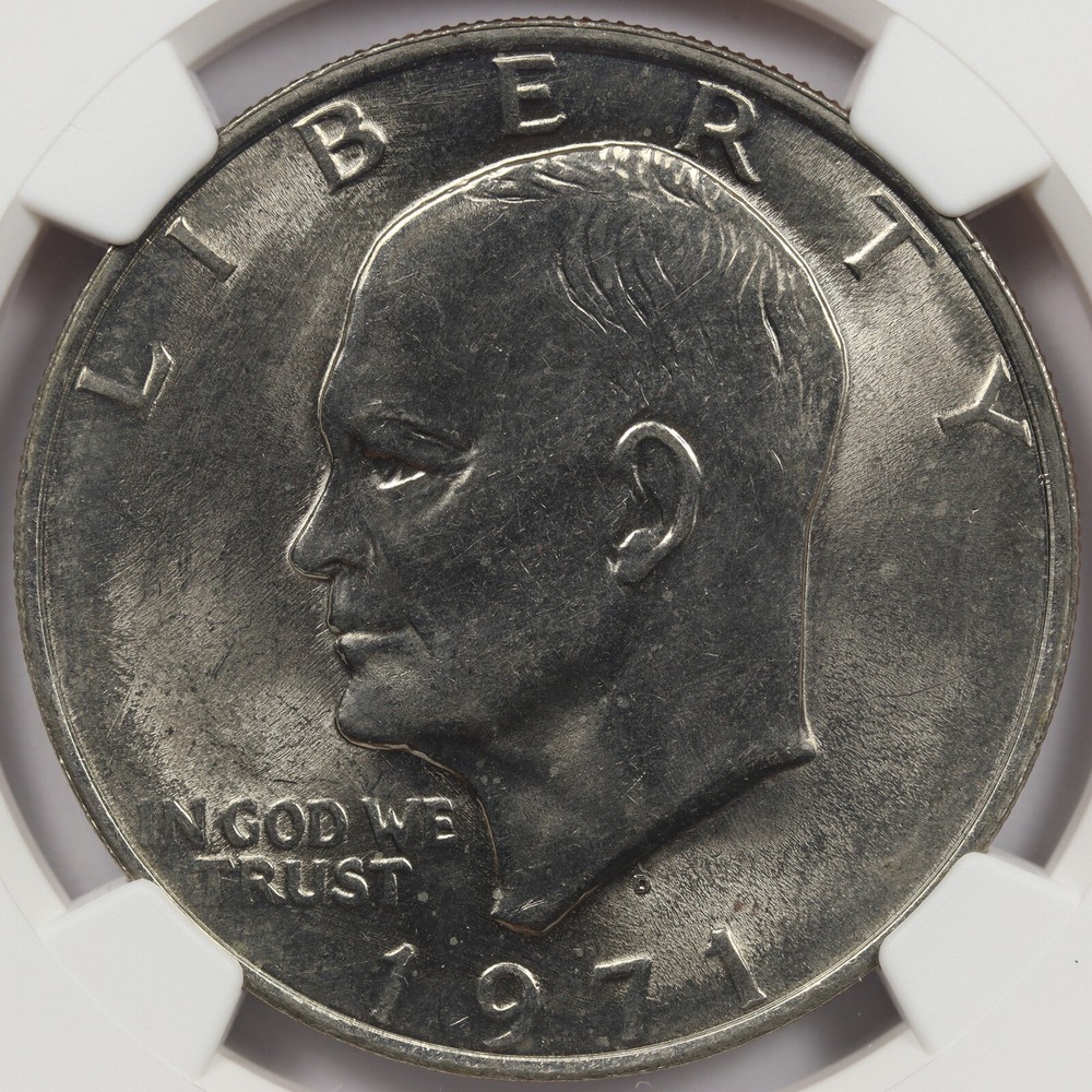 1971-D Eisenhower Dollar Ike $1 NGC MS65