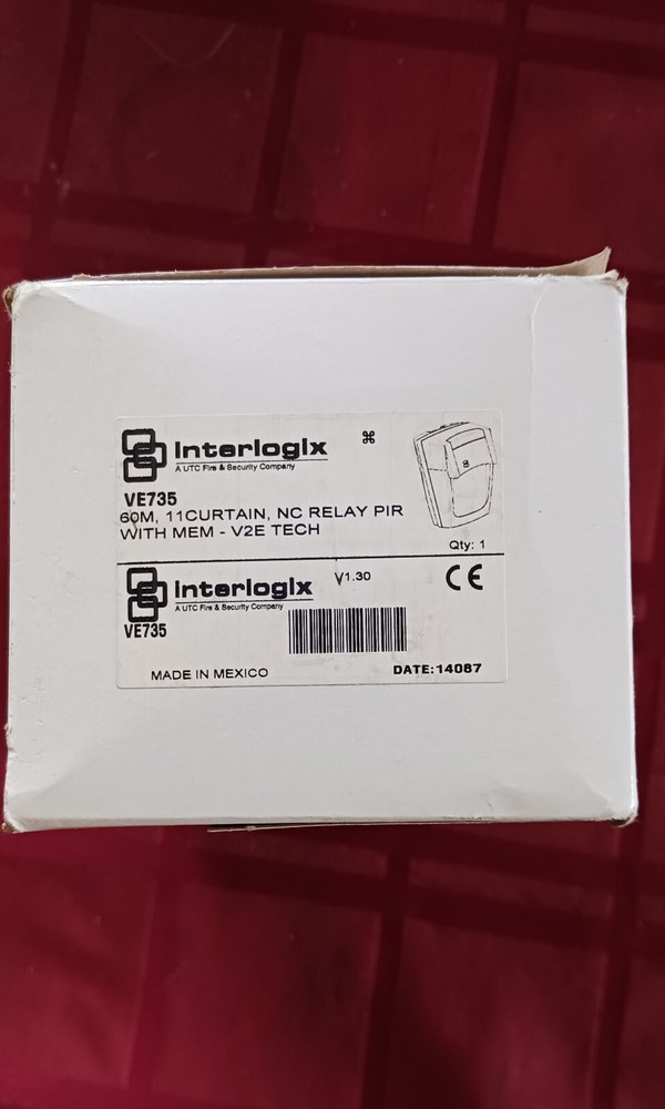 Aritech Interlogix VE700 Series VE735 Vector Motion Sensor