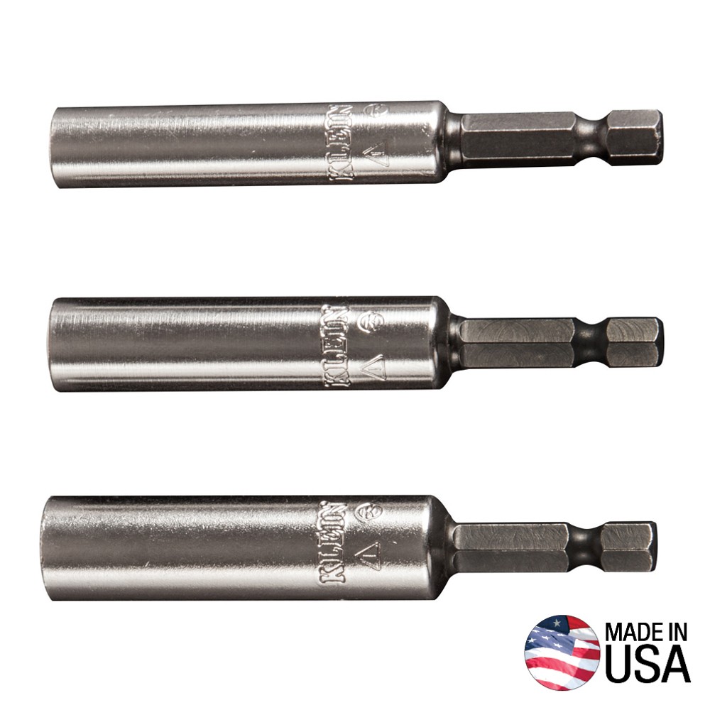 KLEIN TOOLS 32759 Power Nut Driver Set, 3-Pack