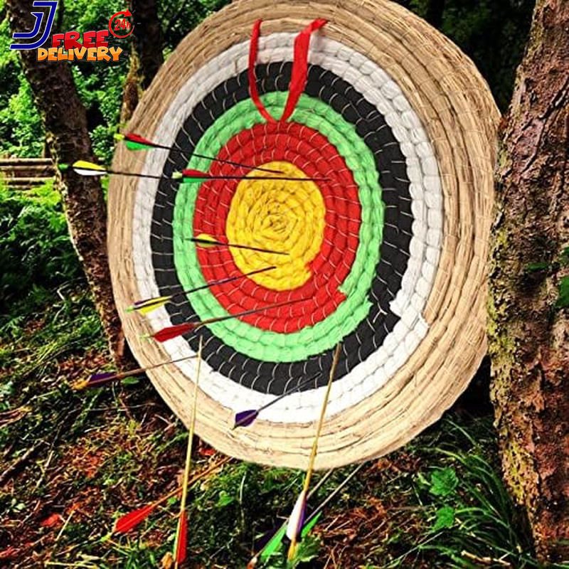 Traditional Three Layer Solid Straw Round Archery Bow Targets Hunting Shooting