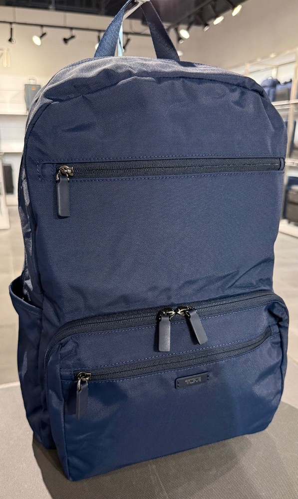 NEW TUMI Voyageur JUST IN CASE Packable 17.0” Backpack - SOLID NAVY BLUE