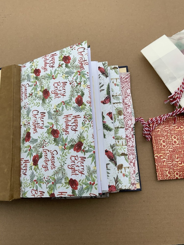 Handmade Christmas Junk Journal Kit
