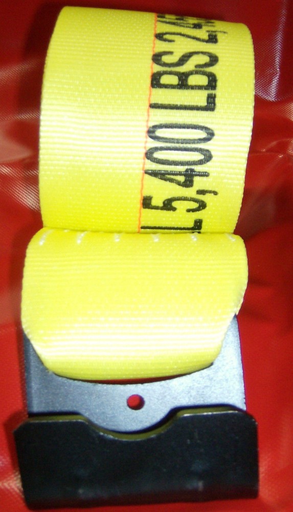 4" Cargo Strap 4" x 30' with Flat Hook Working Load 5,400 lbs.