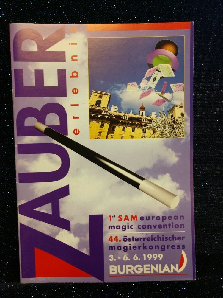1st SAM European Magic Convention 1999 Program SAUBER ERLEBNI