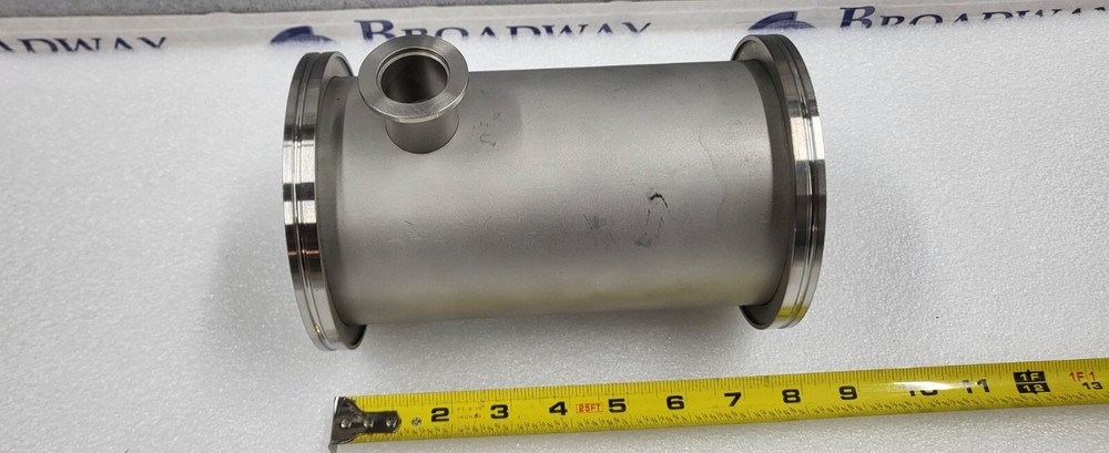 ISO100 X ISO100 SOLID SS ADAPTER 8" W/KF25 PORT BIN#31