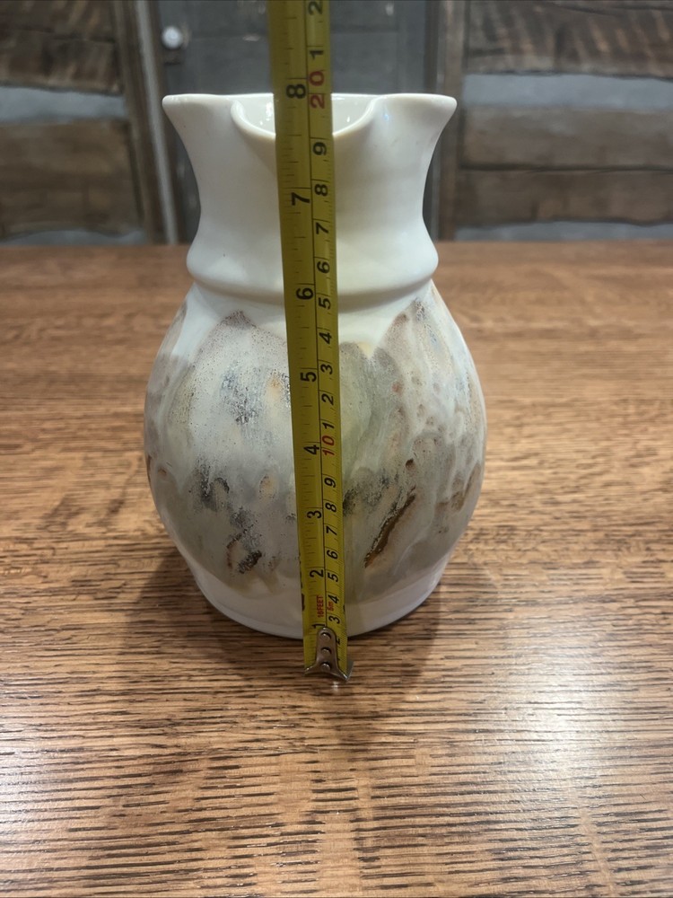 Handcrafted Studio Pottery Pitcher Signed By Artist