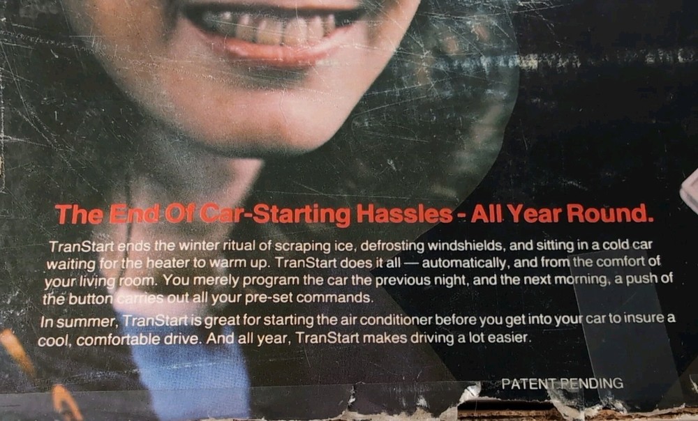 Vintage Transtart Remote Control Automobile Engine Starter. NOS, Provo Utah