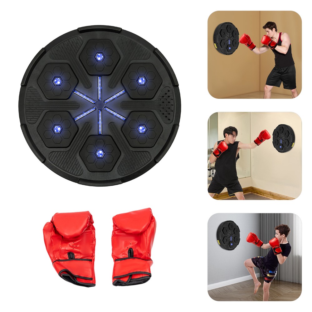 Bluetooth Musical Boxing Target with Light & Wall Mount Design