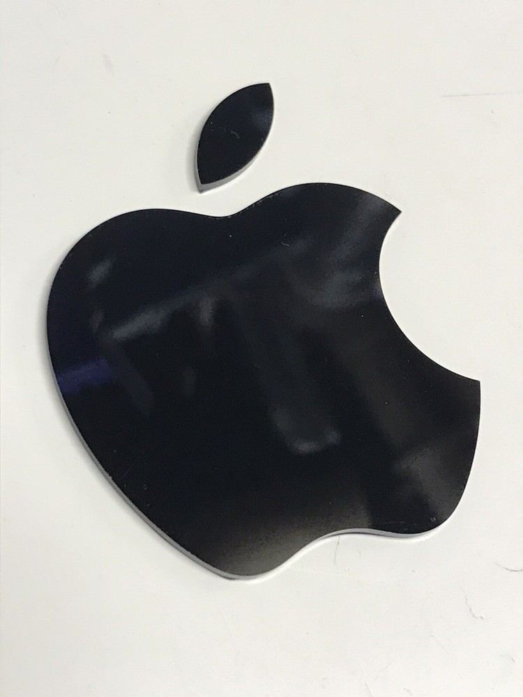Apple Tablet Rear Black Emblem Turned Into Sticker.