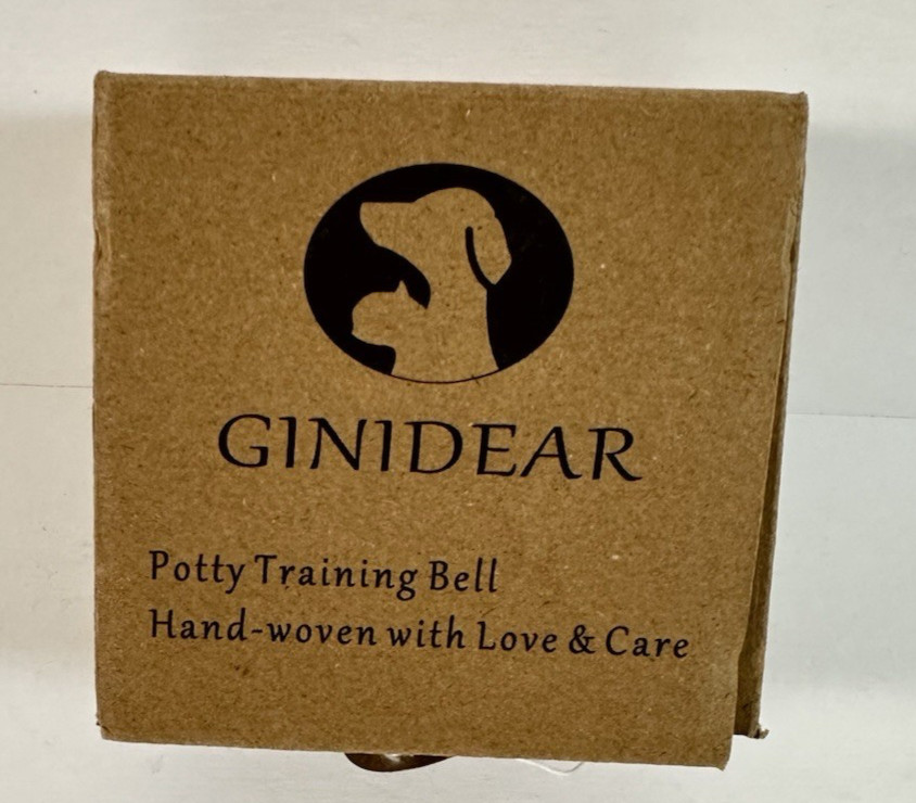 Ginidear Adjustable Handmade Potty Training Bell