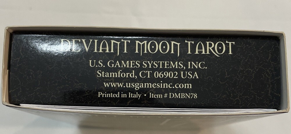 Deviant Moon Premier Edition Tarot Kit, Complete wth Deck, Book, Spread Sheet!