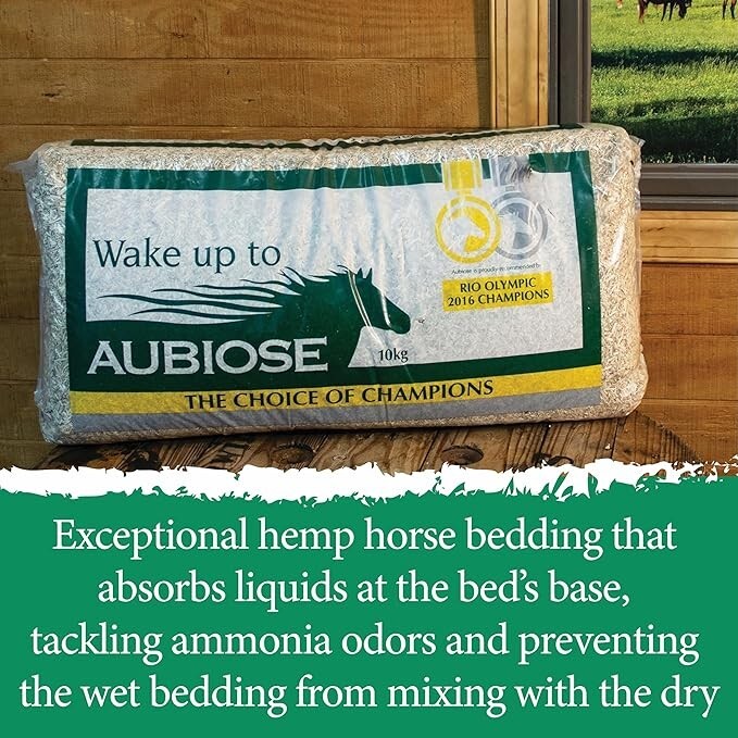 Aubiose Hemp Bedding for Horses | 22lb