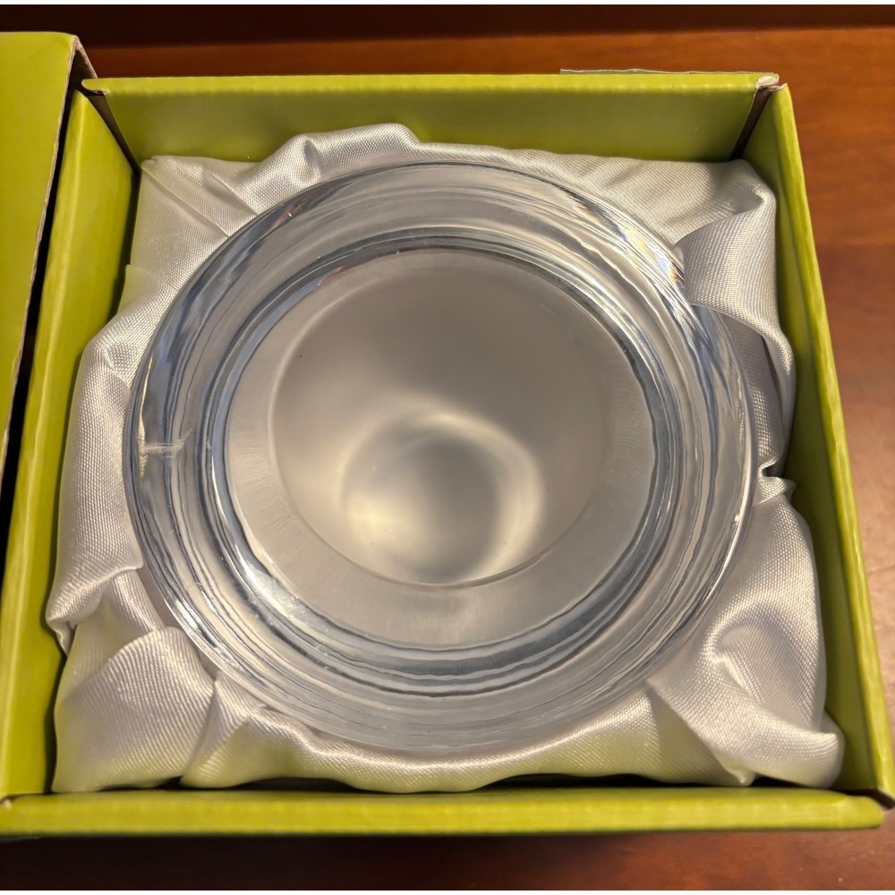 Fitz and Floyd glass candle holder